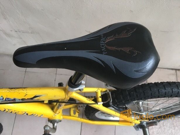 SEPEDA WIM CYCLE /WIMCYCLE UKURAN MENENGAH WARNA KUNING BAGUS