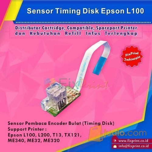 Sensor Timing Disk, Pembaca Sensor Encoder Bulat Epson L100 L200 T13