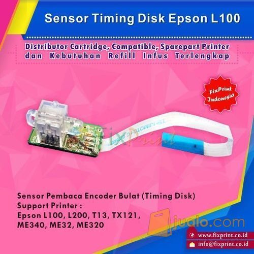 Sensor Timing Disk, Pembaca Sensor Encoder Bulat Epson L100 L200 T13