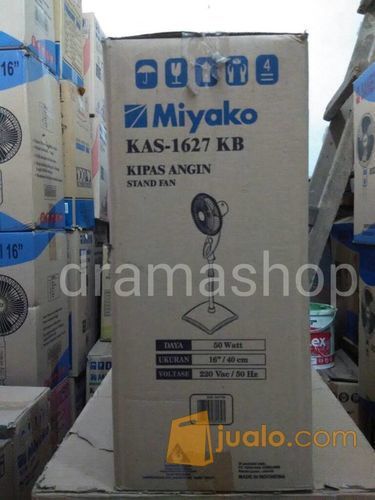 Kipas Angin Berdiri Miyako DUO 16" KAS 1627 KB, Standfan Deskfan