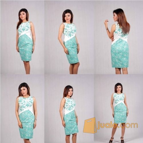Mini Dress Batik Solo 028 - MDB028 Arcobaleno