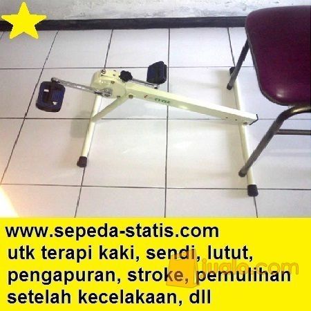 Sepeda Statis Terapi Kaki Lutut Persendian Pengapuran Stroke Dll