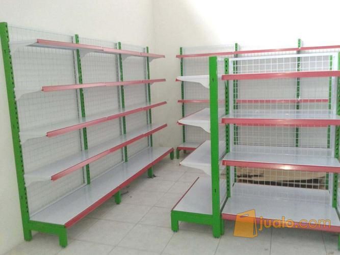 Rak Toko, Rak Minimarket, Rak Supermarket, Rak Gondola Shelving Aneka Tipe Ukuran