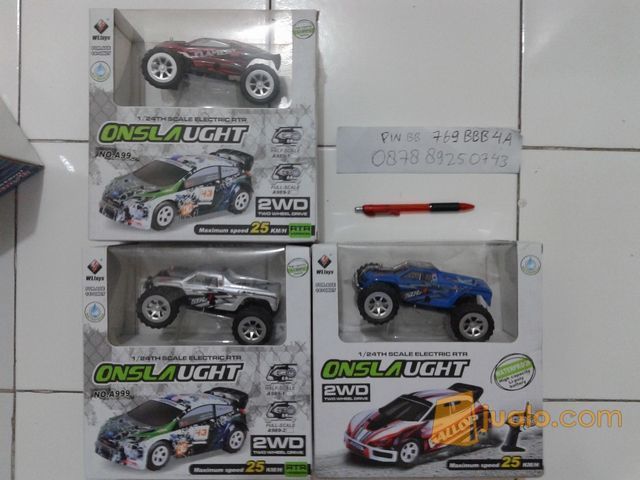 WL Toys A999 Flamesy 1:24 25 Km/H RTR RC Racing Car Red