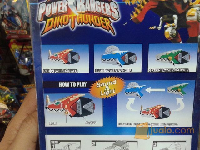 Mainan Jam Tangan Power Ranger Light & Sound