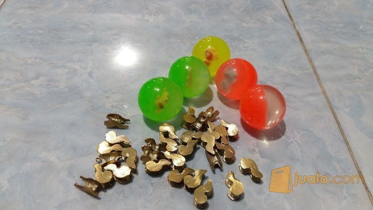 Bola Bekel & Biji Bekel pit emas 5 pcs, mainan tradisional