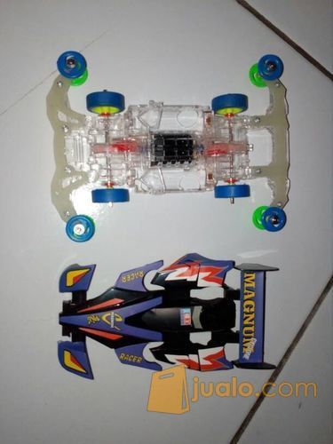 Mobil Tamiya 4WD Auda Super Speed Magnum Dinamo Tengah