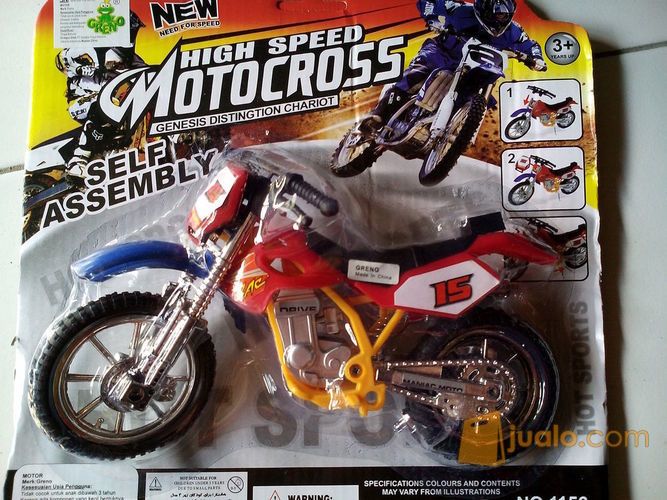Mainan Diecast High Speed Motor Cross