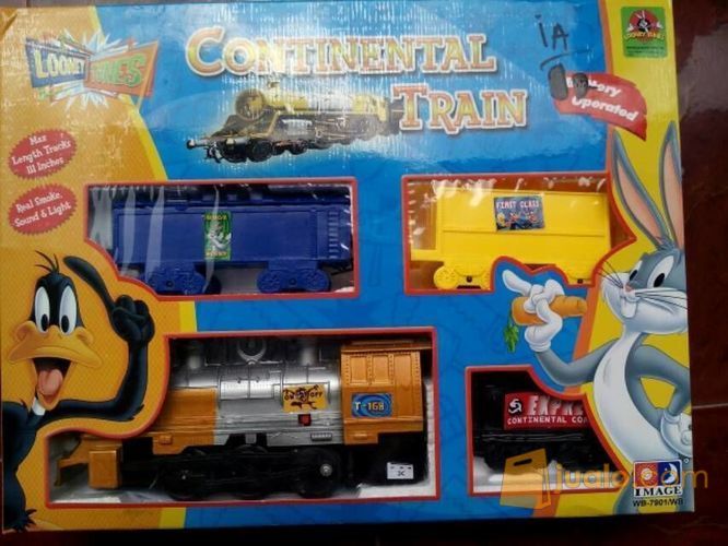 Mainan Kereta Api Besar CONTINENTAL TRAIN Bisa Keluar Asap / smoke