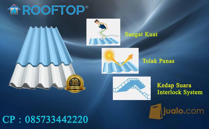 ATAP PVC ROOFTOP HARGA MURAH