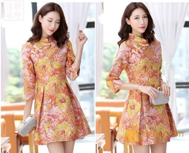 Gaun Pesta Import Gaun Malam Party Dress Cheongsam 1612030