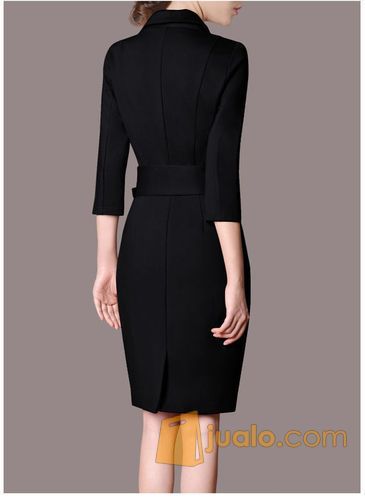 Dress Kerja Impor Wanita Dress formal impor dress Wanita Karir WD6