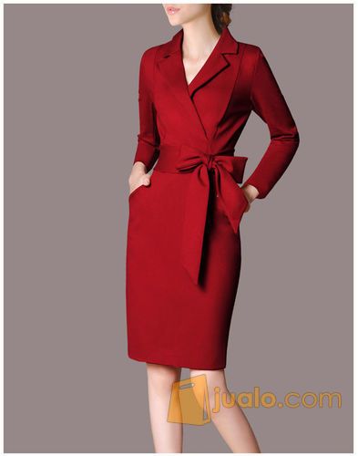 Dress Kerja Impor Wanita Dress formal impor dress Wanita Karir WD6