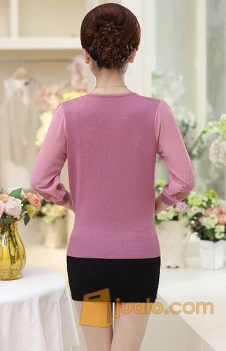 Baju Atasan Blouse Wanita Paruh Baya Blus Mama - M1612002