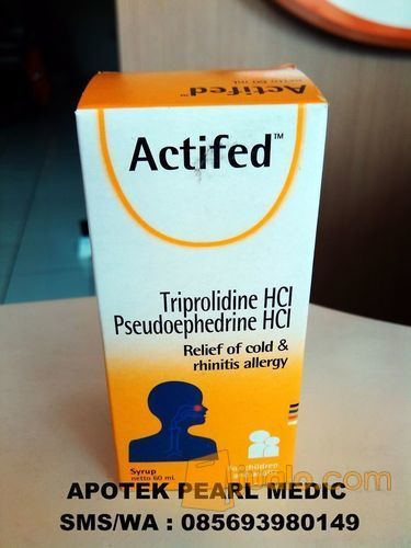 ACTIFED SYR 60ML (KUNING) PILEK & ALERGI