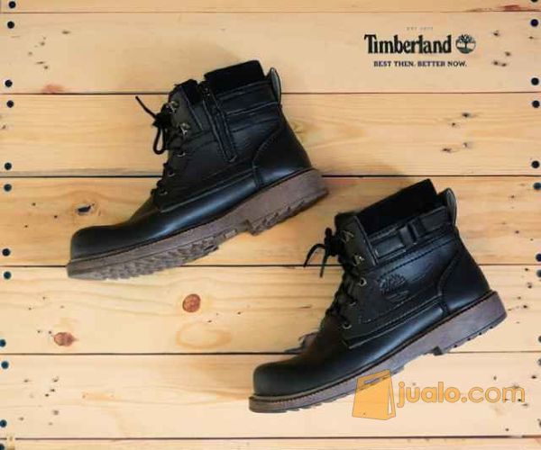 sepatu safety timberland.hitam