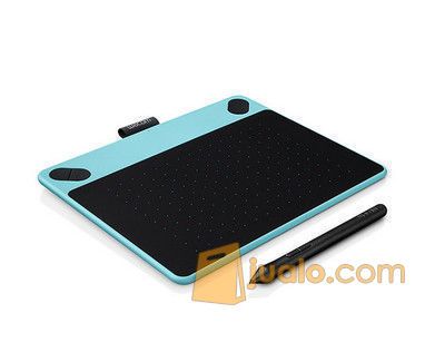 Wacom Intuos Draw CTL490 Blue Pen Tablet Alat Desain Grafis Biru
