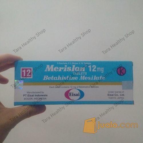 Merislon 12 mg 10 Tablet (Obat Vertigo / Pusing / Berputar)