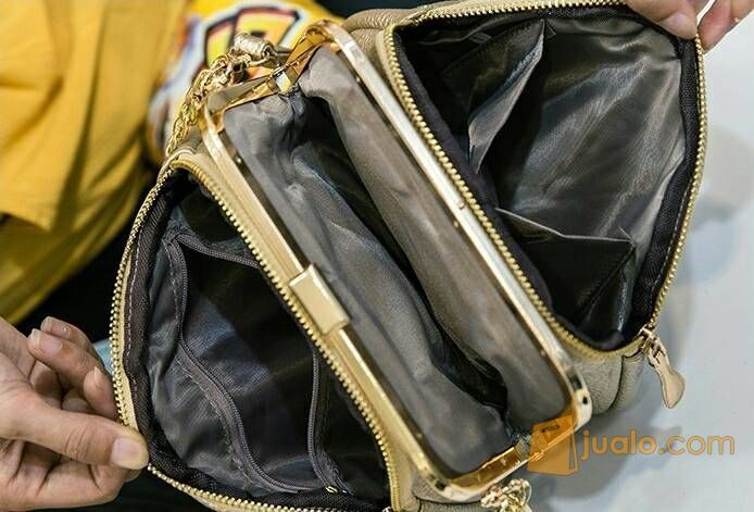 Tas Wanita import L2734 (Warna Gold dan Silver)