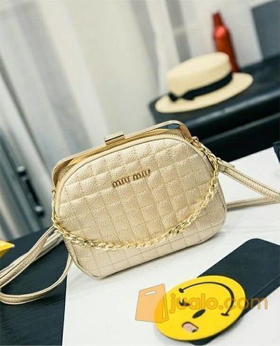 Tas Wanita import L2734 (Warna Gold dan Silver)
