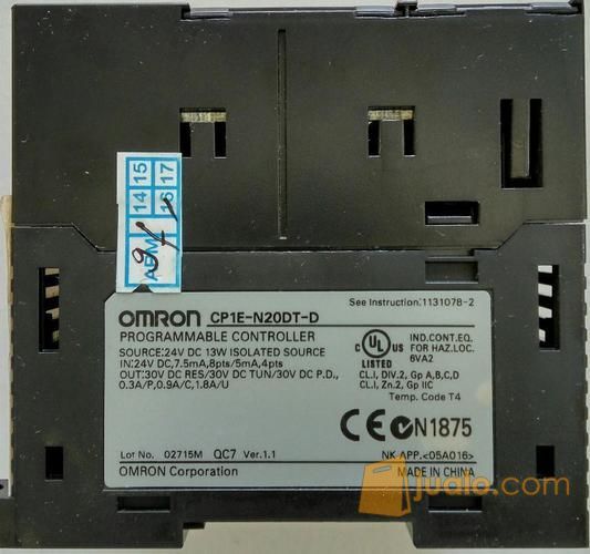 PLC Omron CP1E-N20DT-D