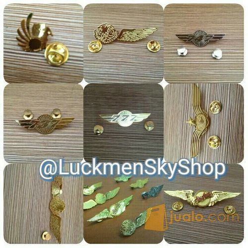 wing pin Crew pesawat airline