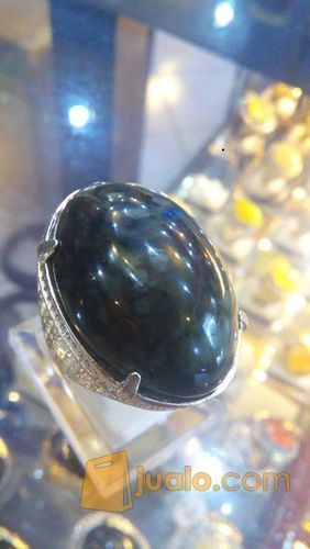 Cincin BLUE JADE Super Cristal