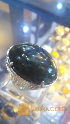 Cincin BLUE JADE Super Cristal