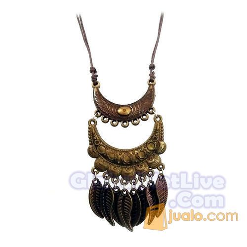 Kalung Etnik Motif Gnl-k012a - Perhiasan wanita