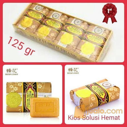 Sabun Bee & Flower Brand - Sandal Wood Soap 125g - Cap Tawon Original