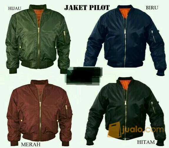 Jaket Motor Rider Model Pilot Boomber Army