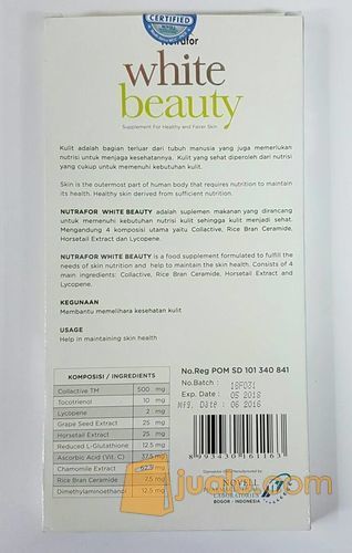 Nutrafor White Beauty isi 30