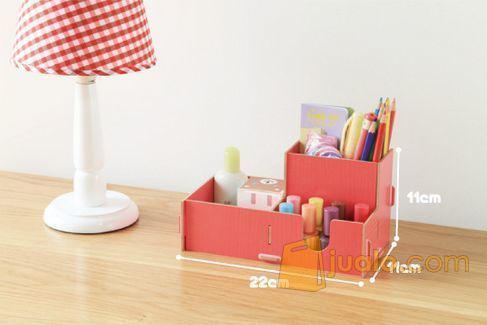 Kotak Serbaguna DIY/ Box Kayu Sekat 3 / Pen Stand Kayu