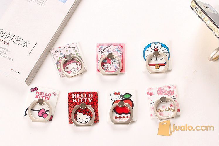 Iring/ Ring Holder Handphone Kartun dan Binatang