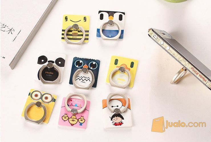 Iring/ Ring Holder Handphone Kartun dan Binatang