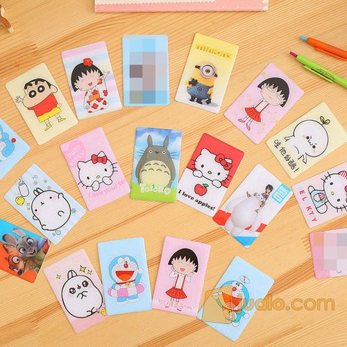 Card Sticker/ Tempelan Kartu Kartun