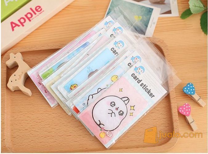 Card Sticker/ Tempelan Kartu Kartun