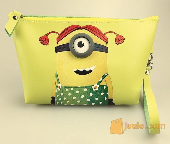 Tempat Pensil Jumbo/ Dompet Kosmetik Kartun 3D Mata menonjol II