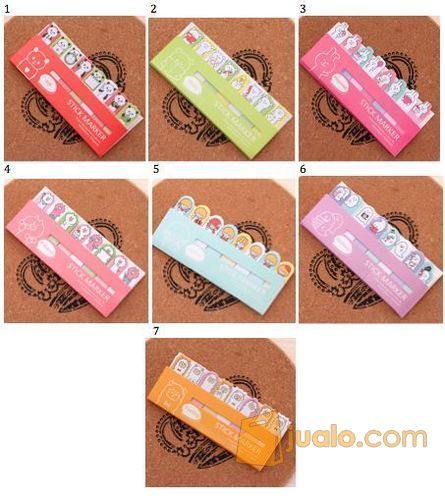 Stick Note/ Stick Marker Seri Binatang