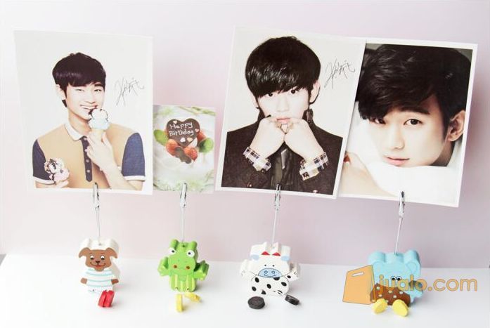 Penjepit Foto Berdiri/ Magnet Kayu Binatang