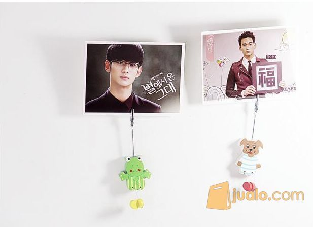 Penjepit Foto Berdiri/ Magnet Kayu Binatang