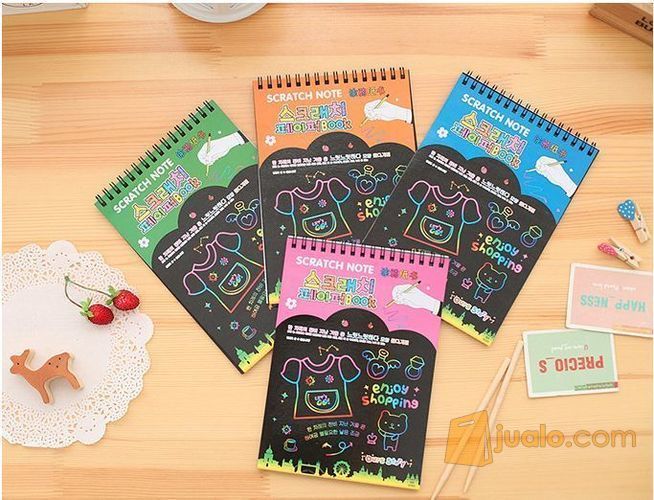 Scratch Note Magic Ukuran Sedang