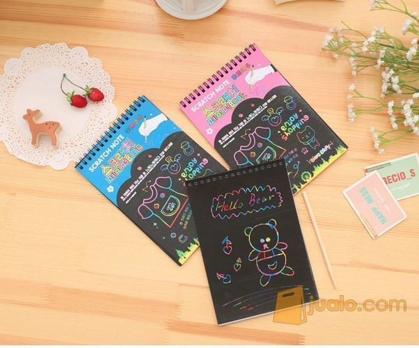 Scratch Note Magic Ukuran Sedang