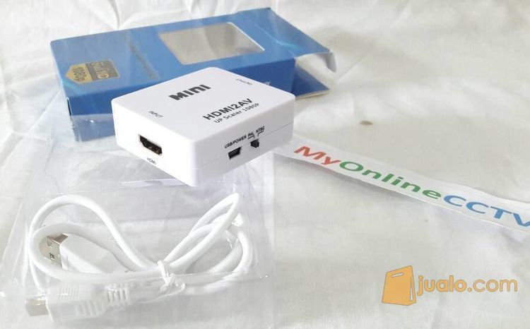 Alat Konverter HDMI Ke Kabel RCA AV Converter HDMI to RCA