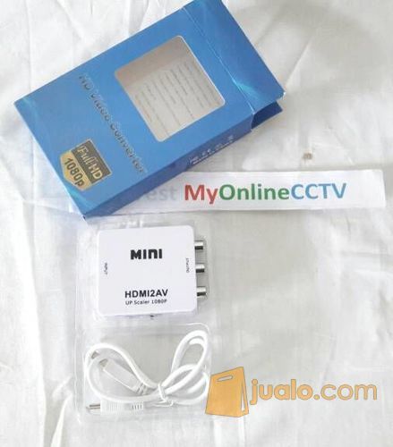 Alat Konverter HDMI Ke Kabel RCA AV Converter HDMI to RCA