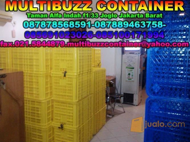 keranjang plastik wadah industri