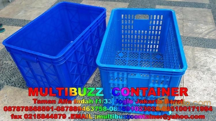 keranjang plastik wadah industri