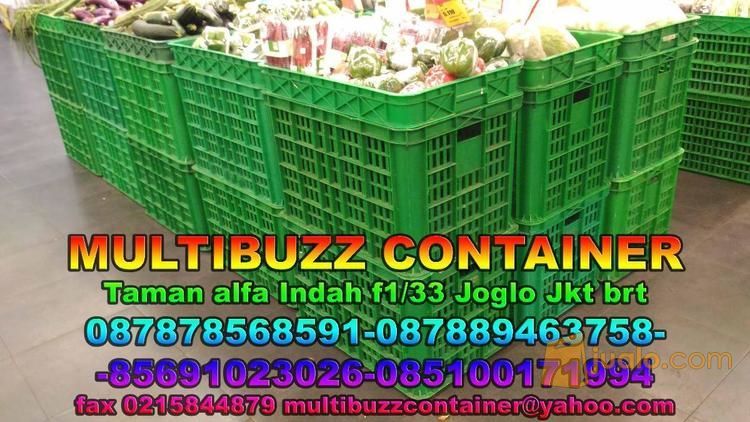 keranjang plastik wadah industri