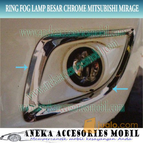Cover Fog Lamp/Ring fog lamp Besar Chrome Mitsubishi Mirage