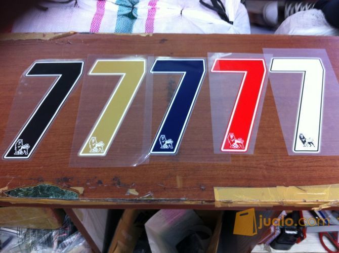 Angka Nomor Punggung Font Jersey Grade Ori